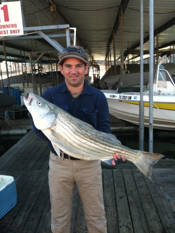 22-lb-striper Adventure Texoma Fishing Guide Service